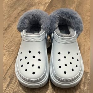 Cozy platform Crocs! Brand new!